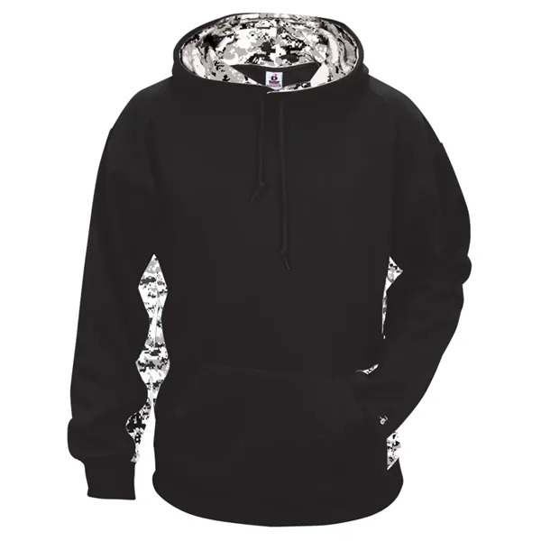 The Digital Color Block Hoodie is made from 100% polyester moisture... from ASI 37461 Augusta Sportswear / Badger Sport