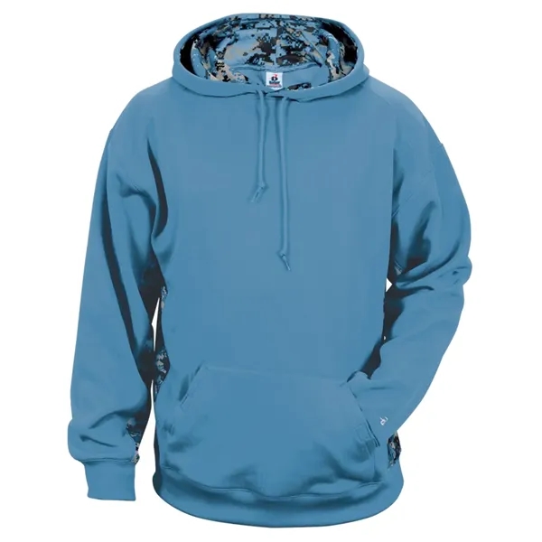 The Digital Color Block Hoodie is made from 100% polyester moisture... from ASI 37461 Augusta Sportswear