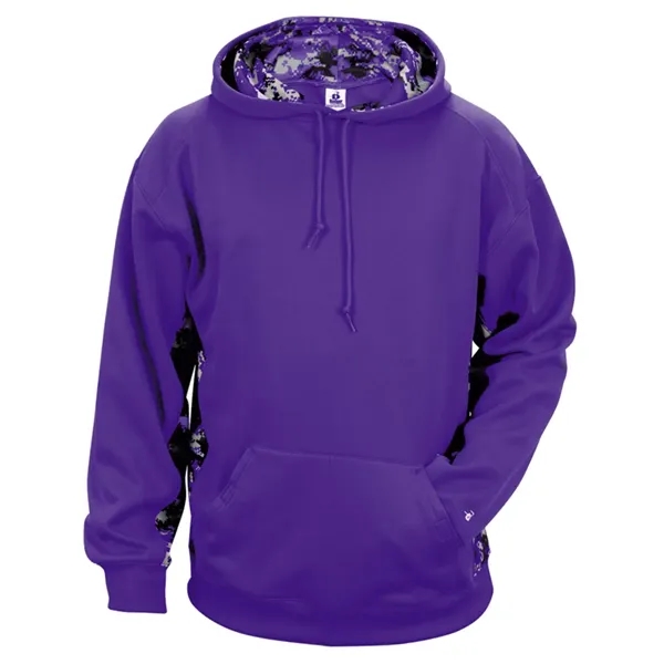 The Digital Color Block Hoodie is made from 100% polyester moisture... from ASI 37461 Augusta Sportswear