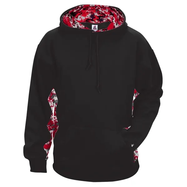The Digital Color Block Hoodie is made from 100% polyester moisture... from ASI 37461 Augusta Sportswear