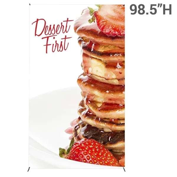 Carbon fiber X-style banner stand.... from ASI 30442 Above & Beyond Advertising Products