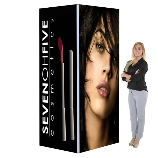 Rectangular tower with corner extrusion.... from ASI 30442 Above & Beyond Advertising Products