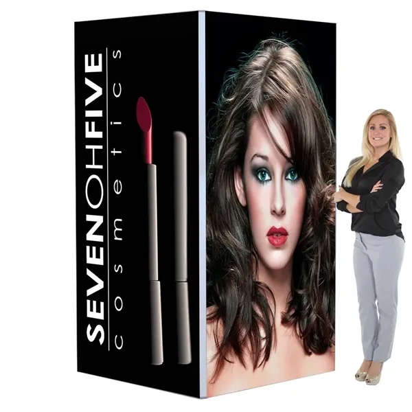 Rectangular tower with corner extrusion.... from ASI 30442 Above & Beyond Advertising Products