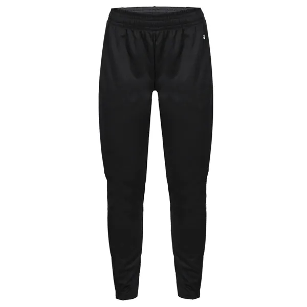 Women's trainer pants with tapered fit in lower leg, 12" zippers... from ASI 37461 Augusta Sportswear