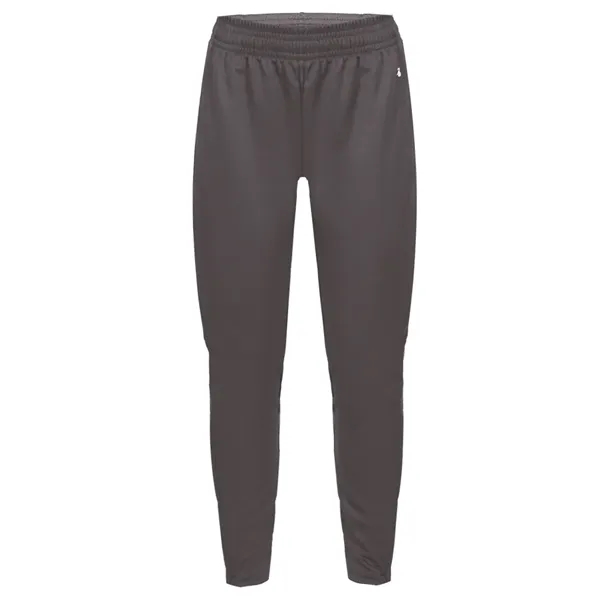 Women's trainer pants with tapered fit in lower leg, 12" zippers... from ASI 37461 Augusta Sportswear
