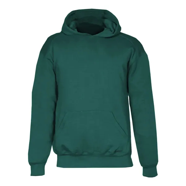 Youth hooded sweatshirt with no drawcord, two-ply hood, Spandex reinforced rib... from ASI 37461 Augusta Sportswear