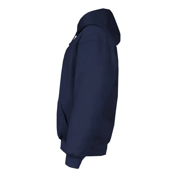 Youth hooded sweatshirt with no drawcord, two-ply hood, Spandex reinforced rib... from ASI 37461 Augusta Sportswear