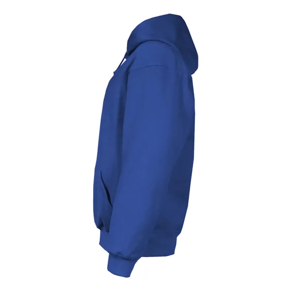Youth hooded sweatshirt with no drawcord, two-ply hood, Spandex reinforced rib... from ASI 37461 Augusta Sportswear