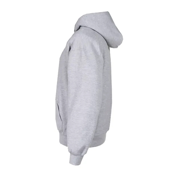 Youth hooded sweatshirt with no drawcord, two-ply hood, Spandex reinforced rib... from ASI 37461 Augusta Sportswear