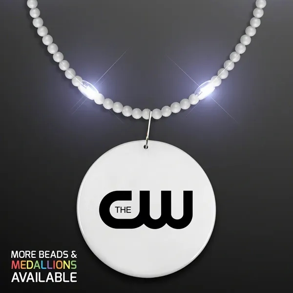Still-Light Beads with Medallions; Imprinted Pricing... from ASI 34194 ALightPromos
