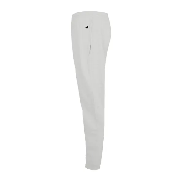 Fleece jogger pants with tapered fit in lower leg, reinforced spandex... from ASI 37461 Augusta Sportswear