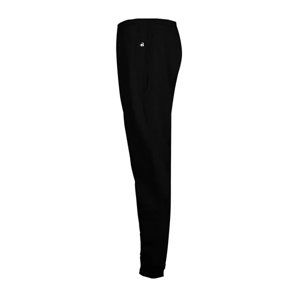 Fleece jogger pants with tapered fit in lower leg, reinforced spandex... from ASI 37461 Augusta Sportswear
