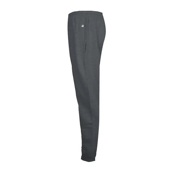 Fleece jogger pants with tapered fit in lower leg, reinforced spandex... from ASI 37461 Augusta Sportswear