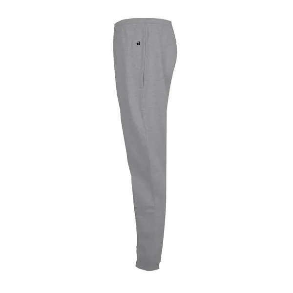 Fleece jogger pants with tapered fit in lower leg, reinforced spandex... from ASI 37461 Augusta Sportswear