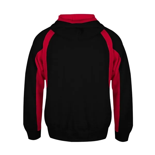 Hoodie with contrast rib trimmed two-ply hood with contrast liner and... from ASI 37461 Augusta Sportswear