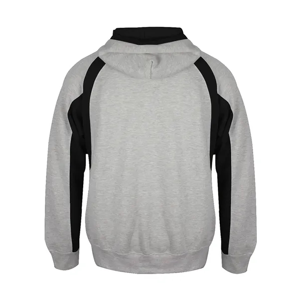 Hoodie with contrast rib trimmed two-ply hood with contrast liner and... from ASI 37461 Augusta Sportswear