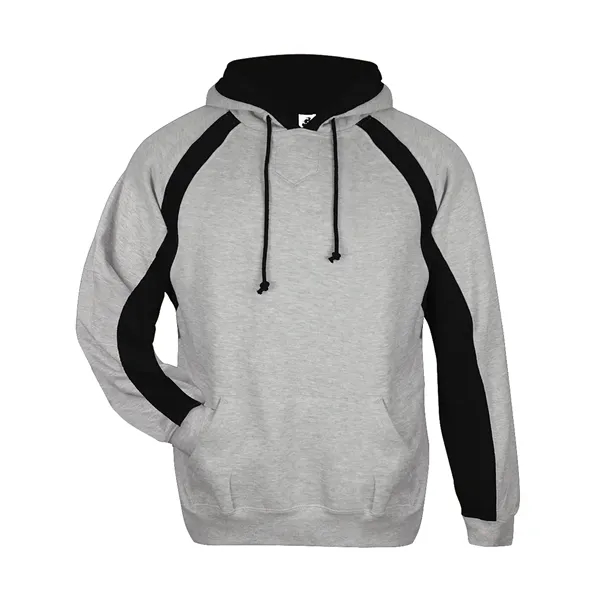 Hoodie with contrast rib trimmed two-ply hood with contrast liner and... from ASI 37461 Augusta Sportswear