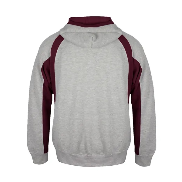 Hoodie with contrast rib trimmed two-ply hood with contrast liner and... from ASI 37461 Augusta Sportswear