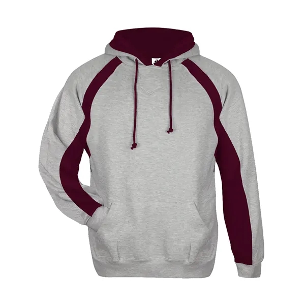 Hoodie with contrast rib trimmed two-ply hood with contrast liner and... from ASI 37461 Augusta Sportswear