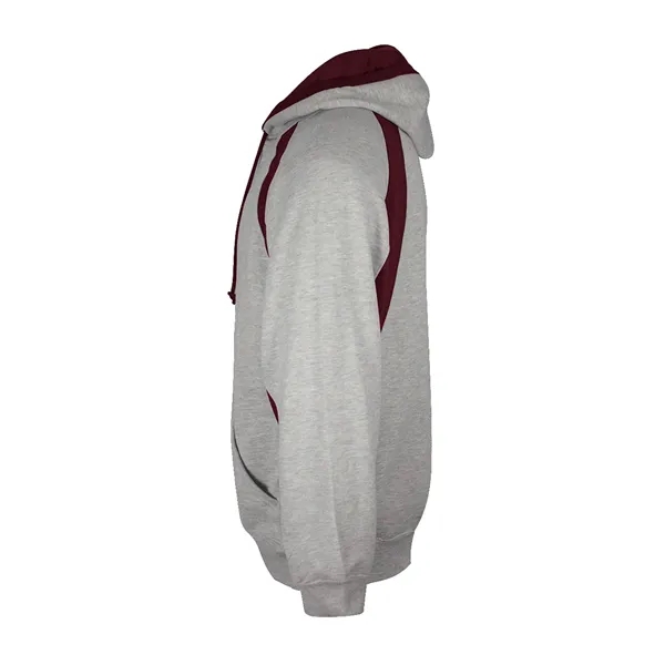 Hoodie with contrast rib trimmed two-ply hood with contrast liner and... from ASI 37461 Augusta Sportswear