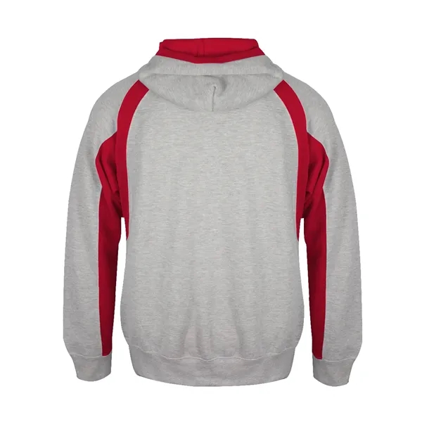 Hoodie with contrast rib trimmed two-ply hood with contrast liner and... from ASI 37461 Augusta Sportswear