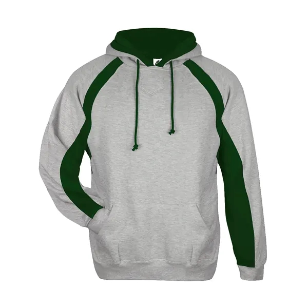 Hoodie with contrast rib trimmed two-ply hood with contrast liner and... from ASI 37461 Augusta Sportswear
