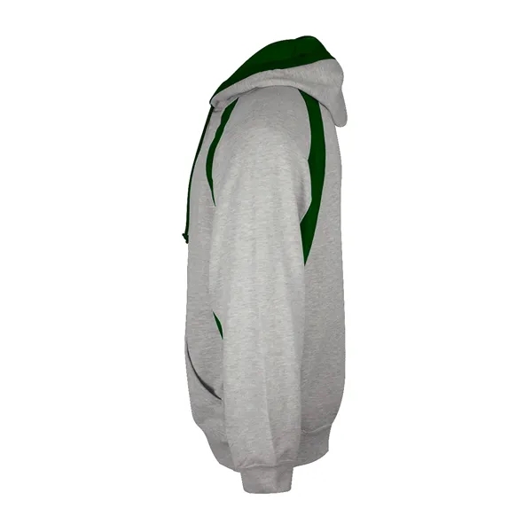 Hoodie with contrast rib trimmed two-ply hood with contrast liner and... from ASI 37461 Augusta Sportswear