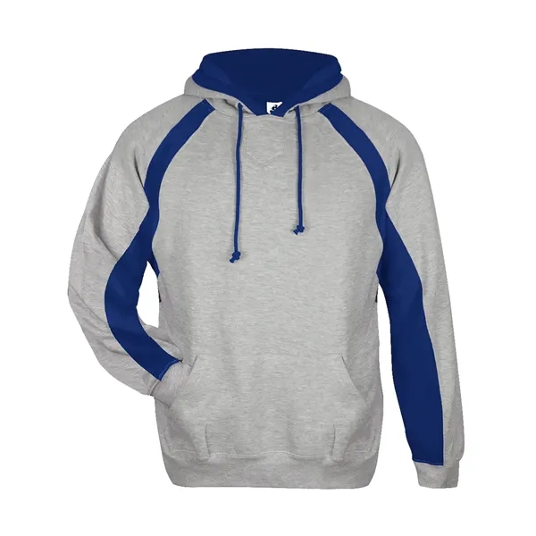 Hoodie with contrast rib trimmed two-ply hood with contrast liner and... from ASI 37461 Augusta Sportswear