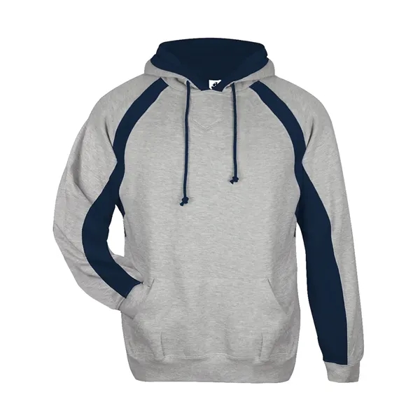 Hoodie with contrast rib trimmed two-ply hood with contrast liner and... from ASI 37461 Augusta Sportswear