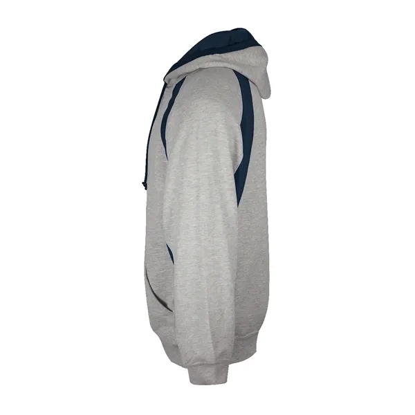 Hoodie with contrast rib trimmed two-ply hood with contrast liner and... from ASI 37461 Augusta Sportswear