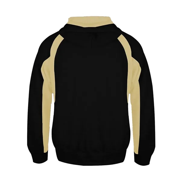 Hoodie with contrast rib trimmed two-ply hood with contrast liner and... from ASI 37461 Augusta Sportswear