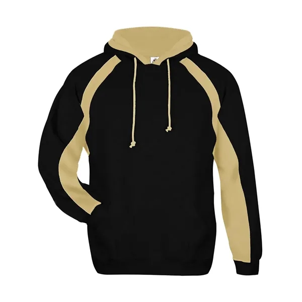 Hoodie with contrast rib trimmed two-ply hood with contrast liner and... from ASI 37461 Augusta Sportswear