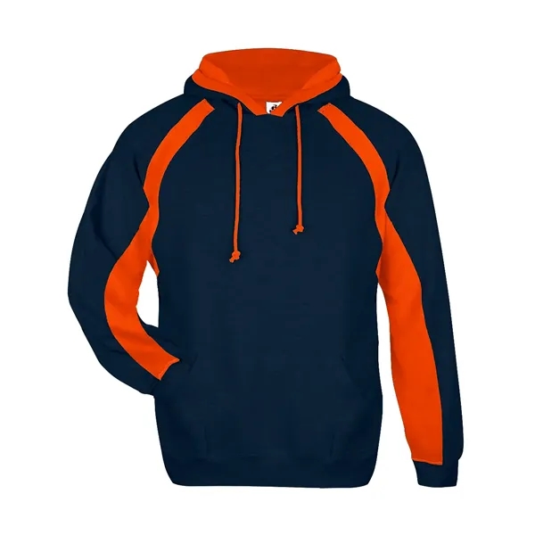 Hoodie with contrast rib trimmed two-ply hood with contrast liner and... from ASI 37461 Augusta Sportswear