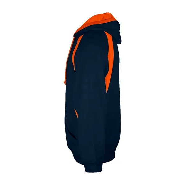 Hoodie with contrast rib trimmed two-ply hood with contrast liner and... from ASI 37461 Augusta Sportswear