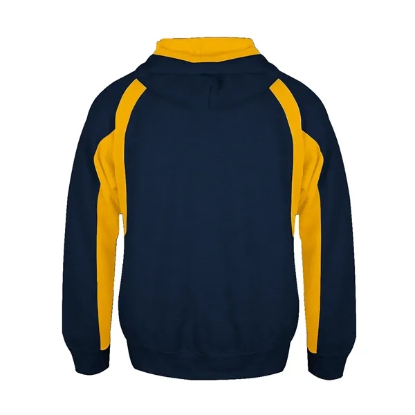 Hoodie with contrast rib trimmed two-ply hood with contrast liner and... from ASI 37461 Augusta Sportswear