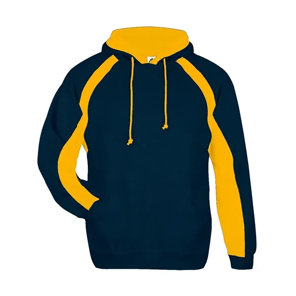 Hoodie with contrast rib trimmed two-ply hood with contrast liner and... from ASI 37461 Augusta Sportswear