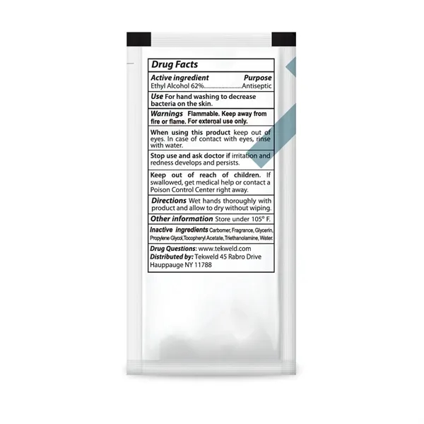 Half-ounce instant packs of 62% alcohol hand sanitizer. Made in the... from ASI 90807 Tekweld