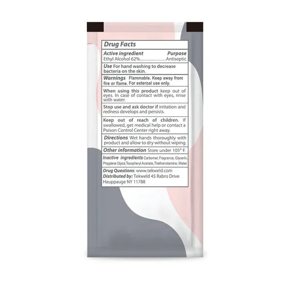 Half-ounce instant packs of 62% alcohol hand sanitizer. Made in the... from ASI 90807 Tekweld