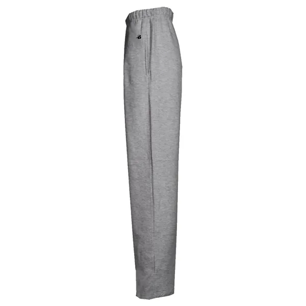 Open bottom fleece pants with two needle bottom hem, multi-needle covered... from ASI 37461 Augusta Sportswear