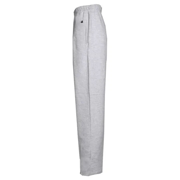 Youth open bottom pants with Embroidered Badger logo on left hip,... from ASI 37461 Augusta Sportswear