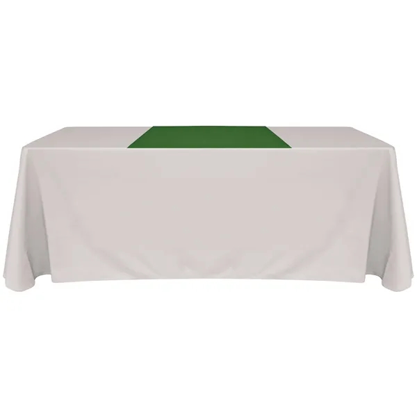 30" x 60" full color display polyester table runner drapes over... from ASI 80228 Quinn