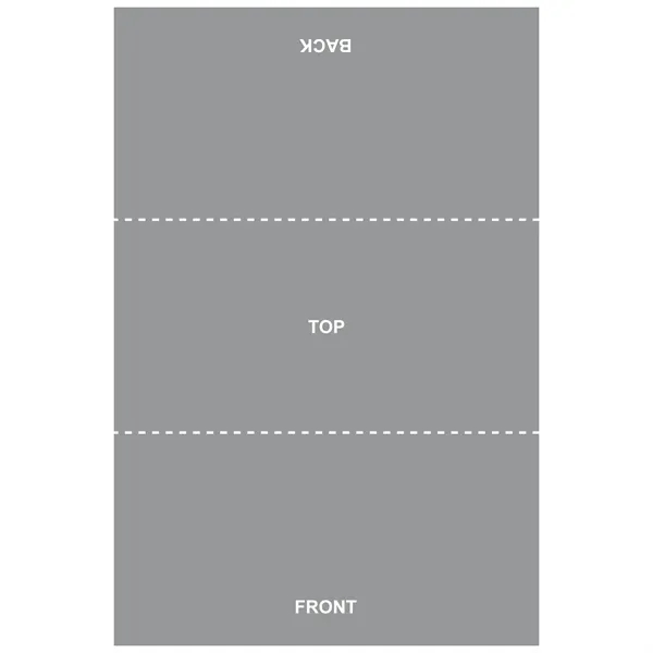 60" x 90" full color display polyester table runner drapes over... from ASI 80228 Quinn