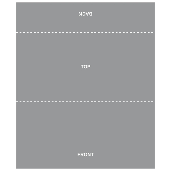 60" x 72" full color display polyester table runner drapes over... from ASI 80228 Quinn