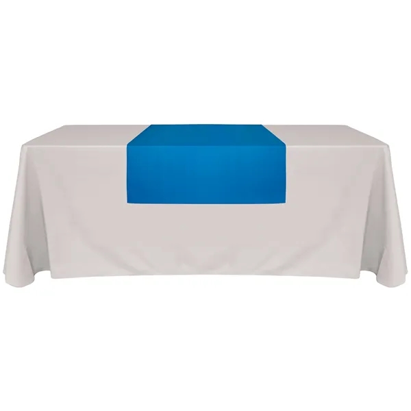30" x 72" full color display polyester table runner drapes over... from ASI 80228 Quinn