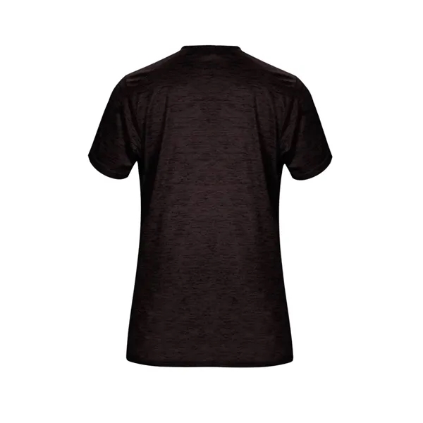 Women's v-neck tee with self-fabric collar, paneled shoulder for maximum movement,... from ASI 37461 Augusta Sportswear