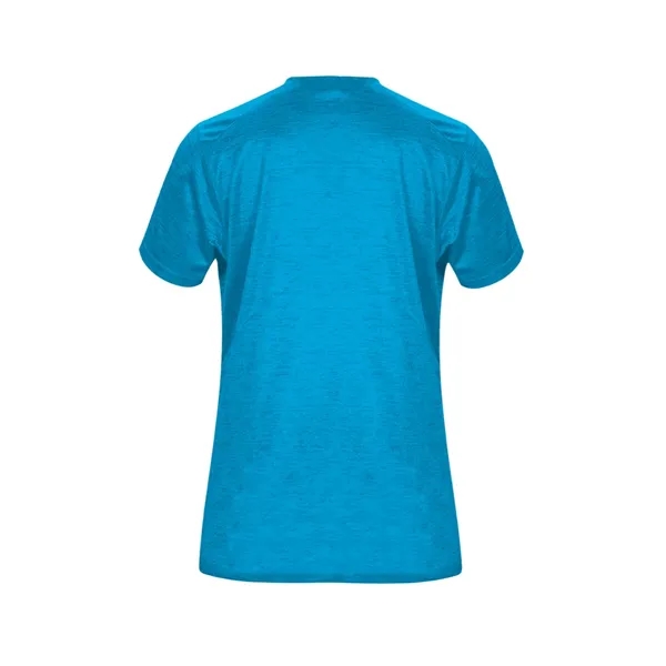 Women's v-neck tee with self-fabric collar, paneled shoulder for maximum movement,... from ASI 37461 Augusta Sportswear