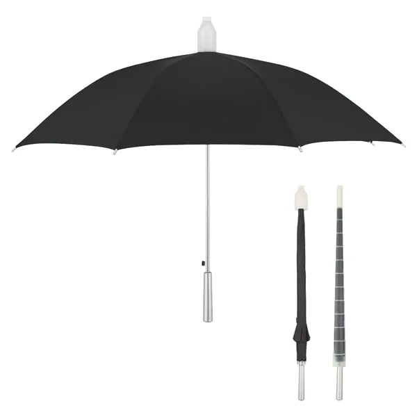 Automatic open umbrella with plastic collapsible cover.... from ASI 61125 Hit Promotional Products / Hit®