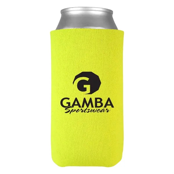 Foam can holder that folds flat... from ASI 61125 Hit Promotional Products / Hit®