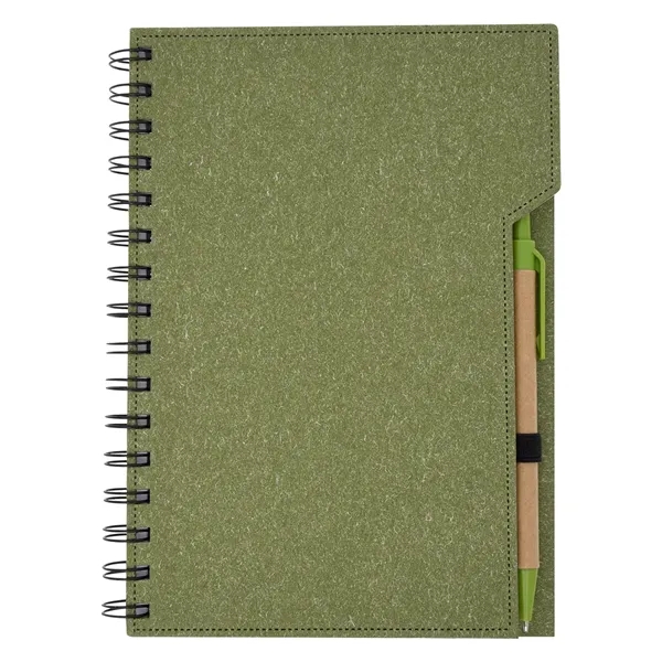 Inspire spiral notebook with 80 lined pages, a sticky notepad, and... from ASI 61125 Hit Promotional Products / Hit®