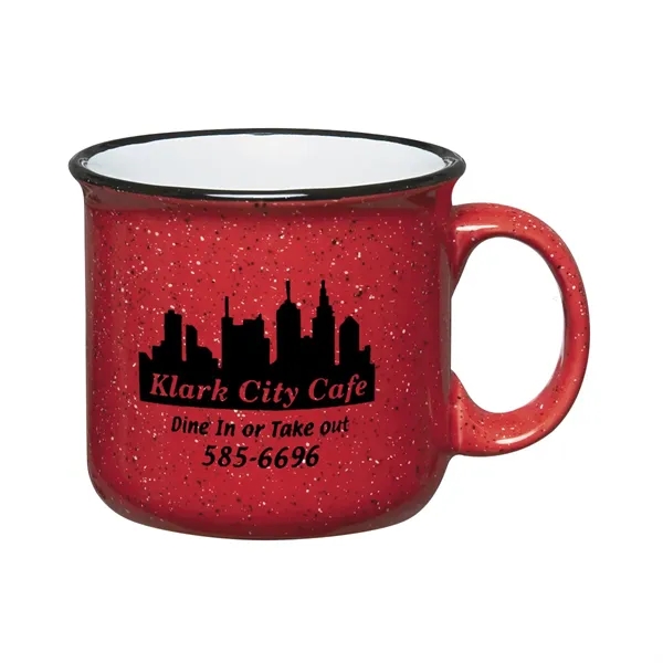 15 oz. ceramic campfire mug with retro granite design.... from ASI 61125 Hit Promotional Products / Hit®